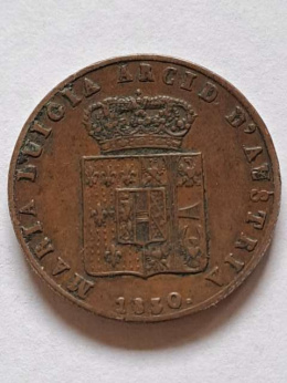 Włochy 5 Centesimi Maria Luigia 1830 r