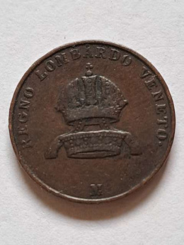 Włochy 5 Centesimi Lombardia - Wenecja 1852 r