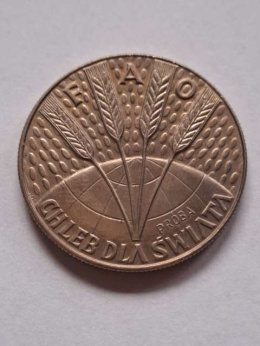 10 zł FAO Chleb dla Świata 1971 r próba