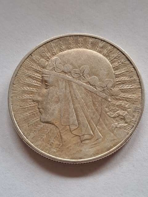 10 zł Głowa Kobiety 1933 r