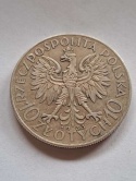 10 zł Głowa Kobiety 1933 r