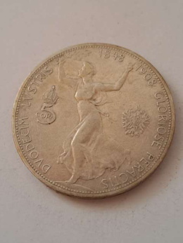 Austria 5 Koron Franciszek Józef I 1848-1908 r