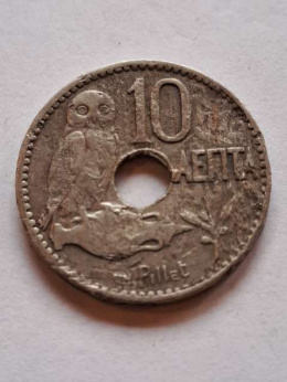Grecja 10 Lepta Sowa 1912 r