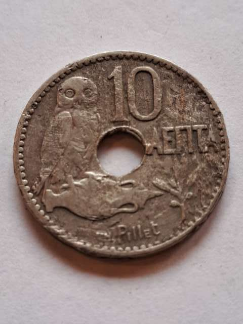 Grecja 10 Lepta Sowa 1912 r