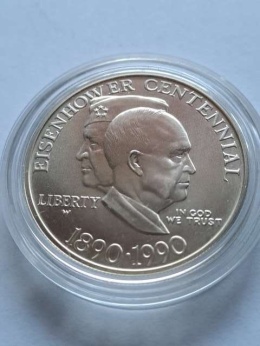 USA Dollar Eisenhower Centennial 1990 r