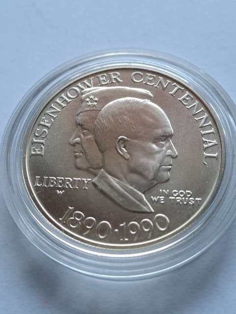 USA Dollar Eisenhower Centennial 1990 r