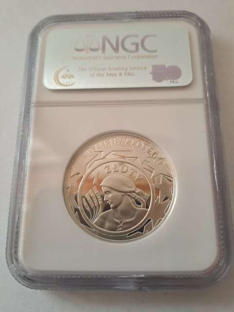 10 zł Dzieje Złotego Żniwiarka 2004 r NGC PF 69