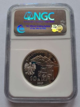 10 zł Ignacy Domeyko 2007 r NGC PF 69