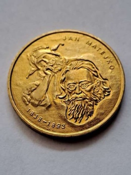 2 zł Jan Matejko 2002 r