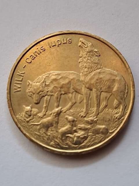 2 zł Wilk 1999 r