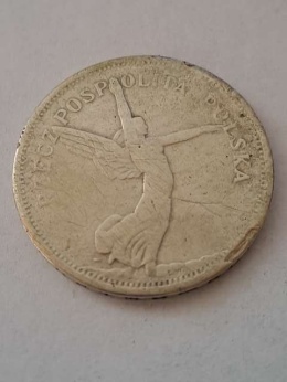 5 zł Nike 1928 r znak