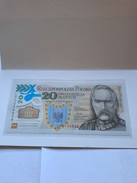 Banknot 20 zł Legiony Polskie 2014 r stan UNC