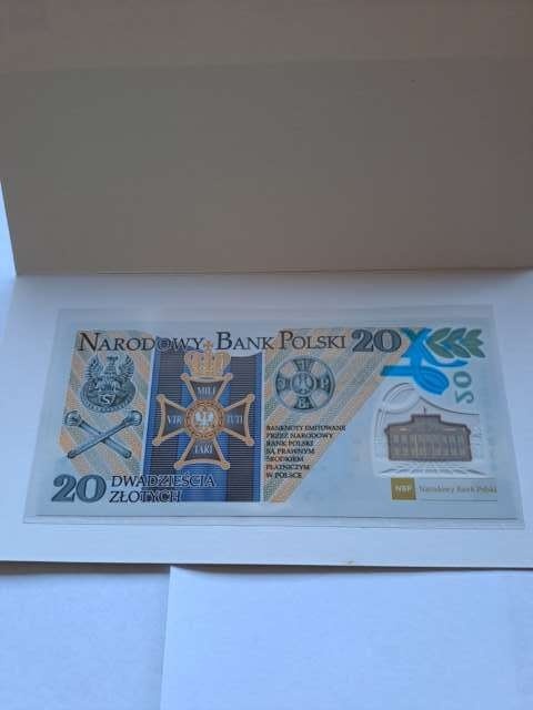 Banknot 20 zł Legiony Polskie 2014 r stan UNC