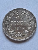 Finlandia 50 Pennia Mikołaj II 1916 r