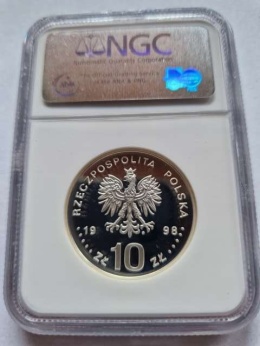 10 zł Emil Fieldorf 1998 r NGC PF 69