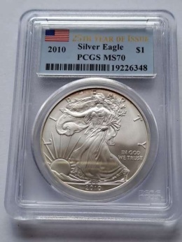 USA Dollar Liberty 2010 r PCGS MS70