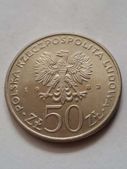 50 zł Jan III Sobieski 1983 r