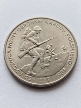 500 zł 50 Rocznica Wojny Obronnej 1989 r