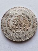 Meksyk Un Peso 1962 r