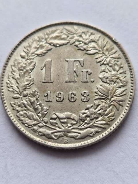 Szwajcaria 1 Frank 1963 r