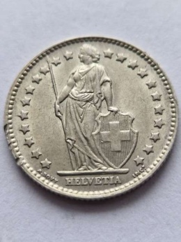 Szwajcaria 1 Frank 1963 r