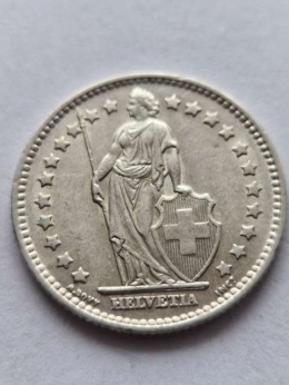 Szwajcaria 1 Frank 1952 r