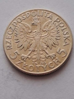 5 zł Głowa Kobiety 1934 r