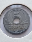 Generalna Gubernia 5 Groszy 1939 r