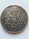 Niemcy 5 Marek Prusy 1901 r