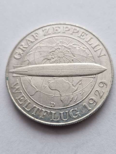 Niemcy 5 Marek Zeppelin 1930 r D