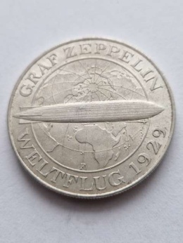 Niemcy 5 Marek Zeppelin 1930 r F