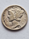 USA 1 dime Mercury 1944 r