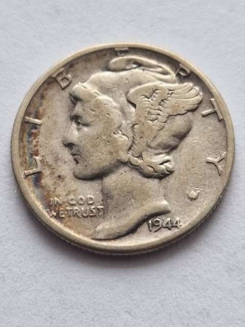 USA 1 dime Mercury 1944 r