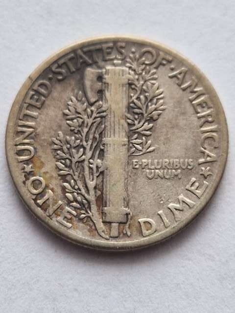 USA 1 dime Mercury 1944 r