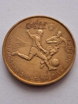 2 zł Korea Japonia 2002 r