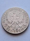 5 zł Głowa Kobiety 1933 r