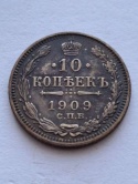 Rosja 10 Kopiejek 1909 r