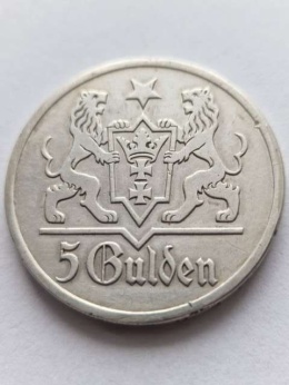 WMG 5 Guldenów 1927 r